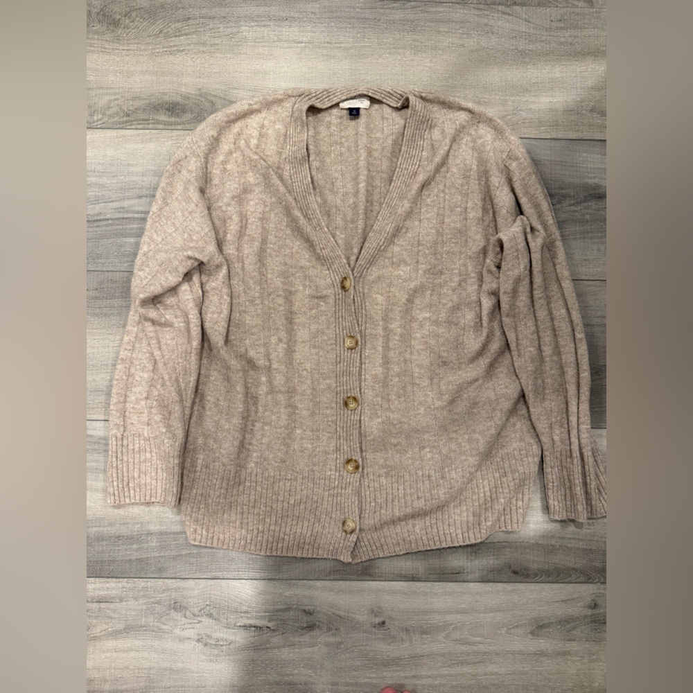 Universal Thread Beige Button-Up Cardigan